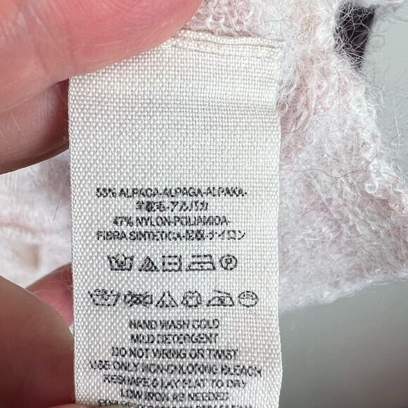 Free People Striped V-Neck Sweaters Women Alpaca - Picture 5 of 10